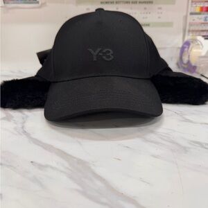 Y-3 Black Minimal Logo Cap